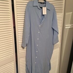 Amazon blue shirt dress